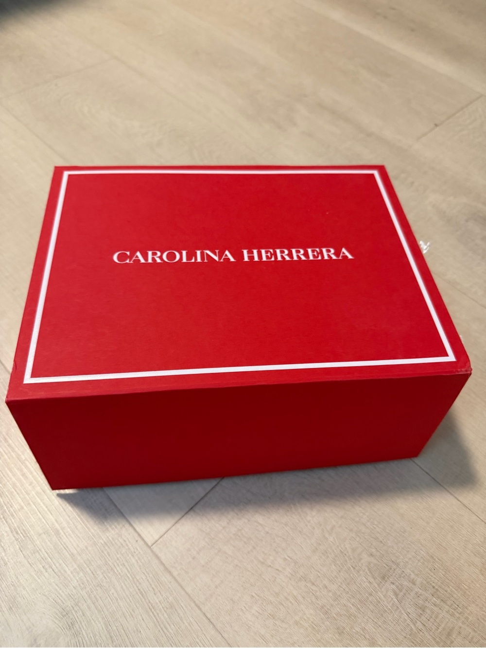Carolina Herrera Red Box with White Logo Medium size